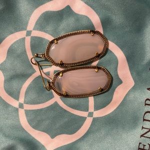 KS - Elle Antique Gold White Banded Agate